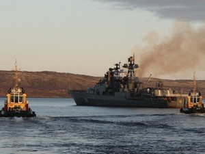 Большой противолодочный корабль "Североморск" Северного флота завершает подготовку к антипиратской миссии в Аденском заливе