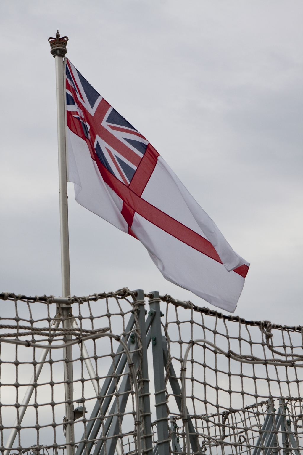 Флаг сторожевого корабля ВМС Великобритании St Albans