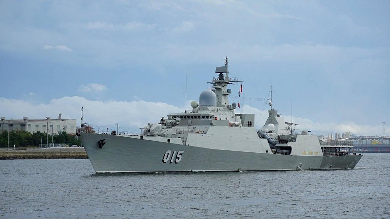 Вьетнамский фрегат пришел во Владивосток