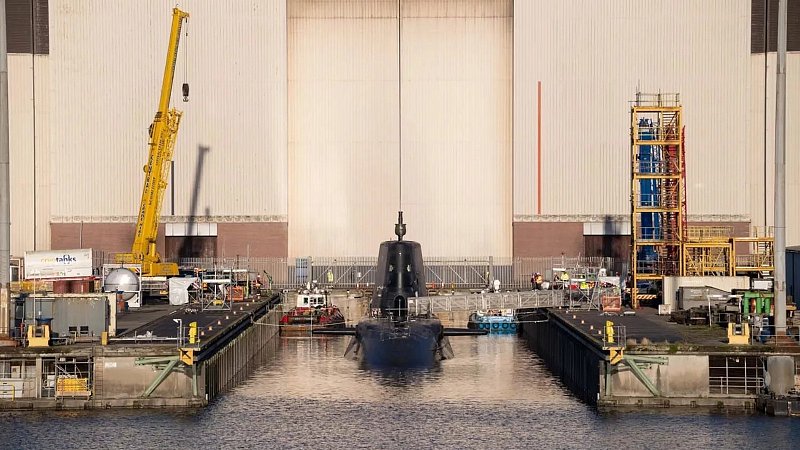 На воду спустили шестую многоцелевую АПЛ класса Астьют для британского флота