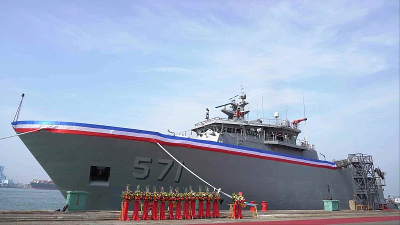 Флот Тайваня получил первое спасательное судно нового поколения