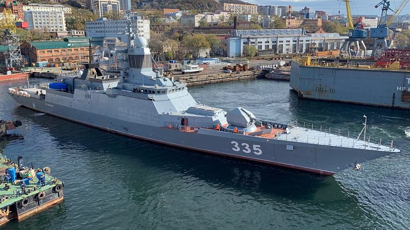 Выход корвета "Громкий" проекта 20380 на заводские ходовые испытания Выход корвета "Громкий" проекта 20380 на заводские ходовые испытания