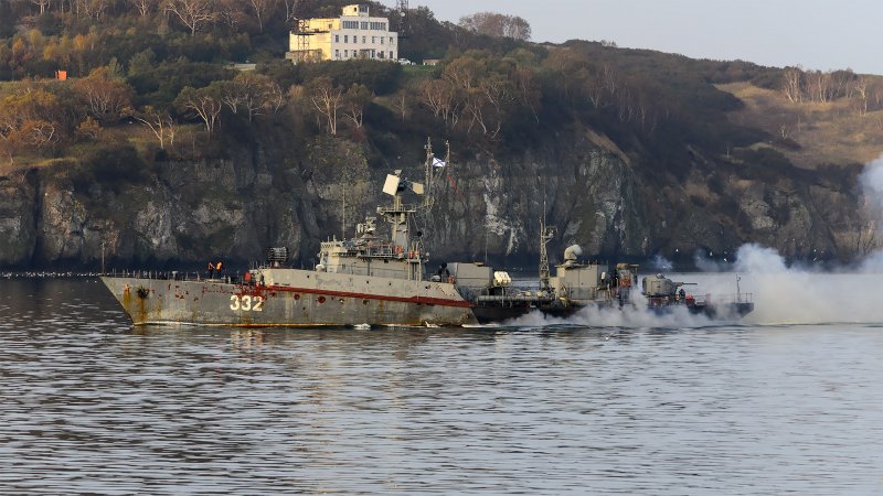 Малый противолодочный корабль "МПК-107" (пр. 1124М), Тихоокеанский флот