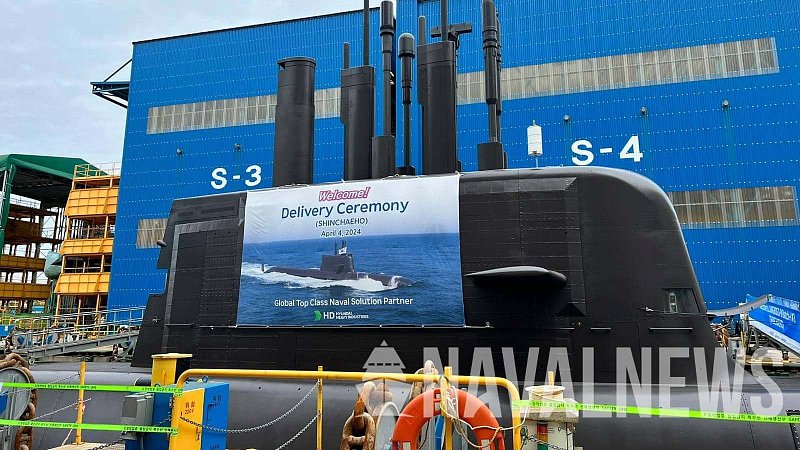 Флоту Южной Кореи передали новейшую подлодку класса KSS-III