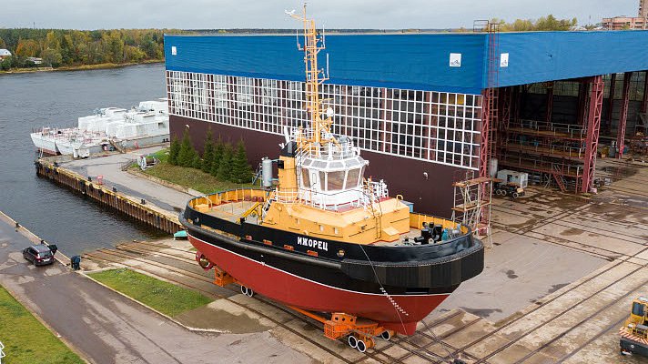 Рейдовый буксир Ижорец ввели в строй