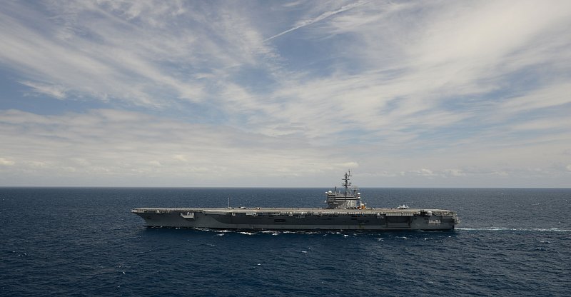 Авианосец Рональд Рейган отправился из Японии в США на ремонт и модернизацию