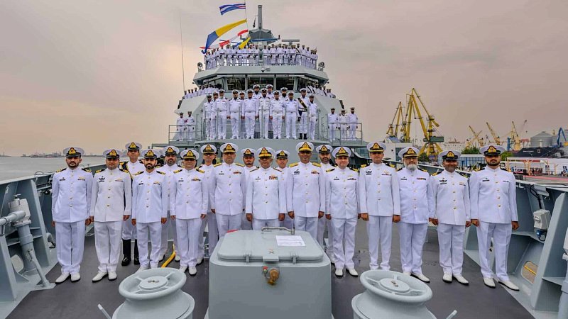 Третий построенный в Румынии патрульный корабль пополнил флота Пакистана