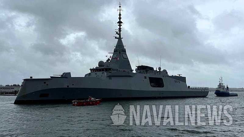 Первый французский фрегат типа FDI вышел на ходовые испытания