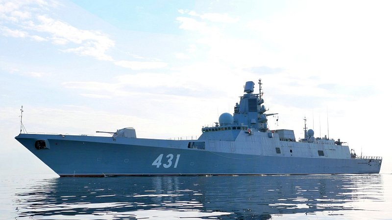 Еще один фрегат проекта 22350 направился в Баренцево море на учения