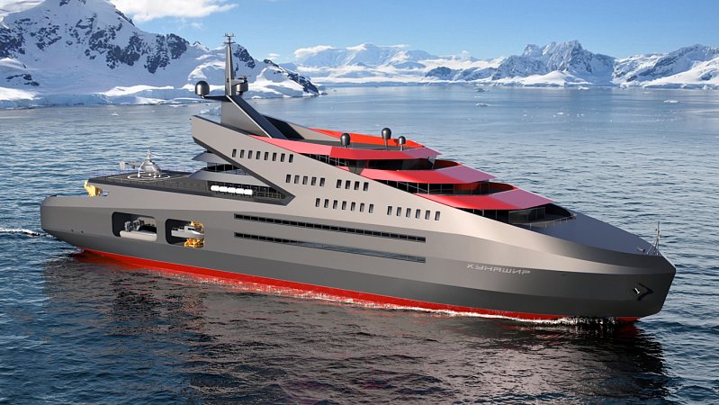 На базе патрульного ледокола разработали арктический круизный лайнер
