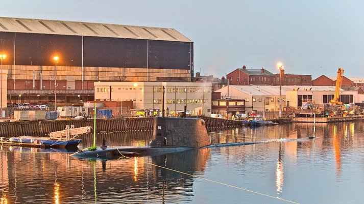 На крупнейшей британской верфи произошел пожар