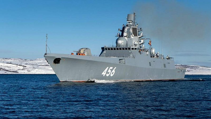 Третий фрегат проекта 22350 отправился в первый дальний поход