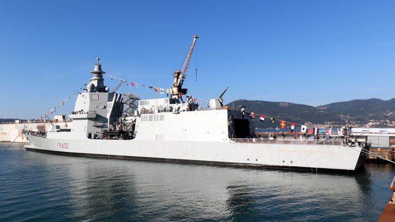 Итальянский флот усилился третьим патрульным кораблем нового поколения